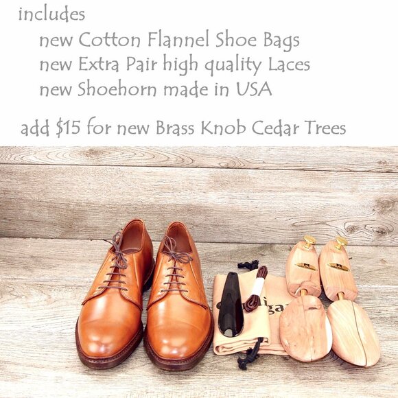 Allen Edmonds LEEDS 10.5 B Narrow Walnut * add $15 new Cedar Trees main image 8